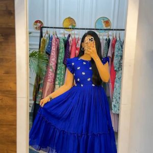 Frock V0006 - beautiful embroidery frock