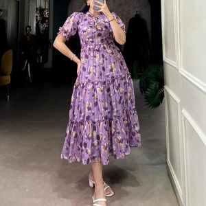 Frock V0007-printed frock