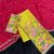 Yellow with pink dupatta