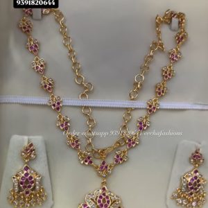 V16 - panchaloham necklace set
