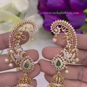 V68 - beautiful earcuffs earrings