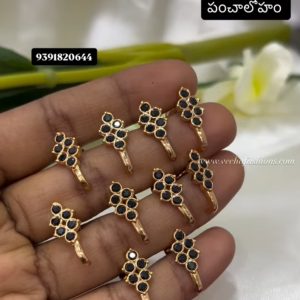 V63- pure panchaloham j-model earrings