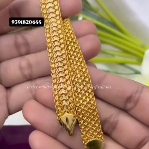 V52 - 916 polish gold replica men heavy bracelet