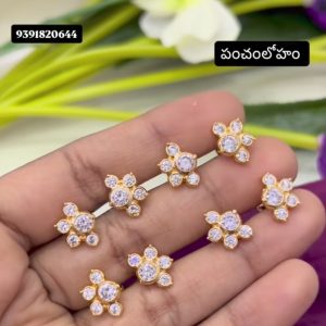 V51 - pure panchaloham studs(1 pair)