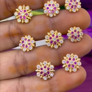 V34 - panchaloham studs ( pair 1)