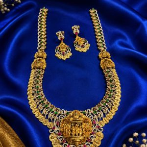 V807 - most trending ramparivar long chain neckset