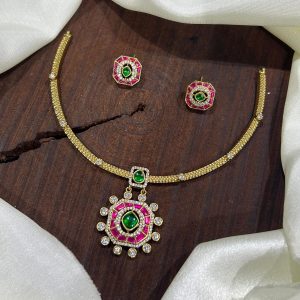 V837 - beautiful jadau kundan kante neckset