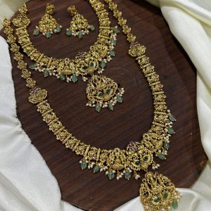 V844 - premium quality complete nakshi necksets