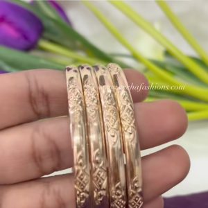 V0- pure panchaloham unpolished bangels(2bangels)