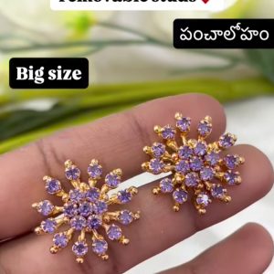 V920 - pure panchaloham Removable bigsize studs