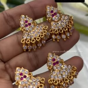 V913 - pure panchaloham chadbali earrings