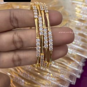 V91 - beautiful dimond replica bangles