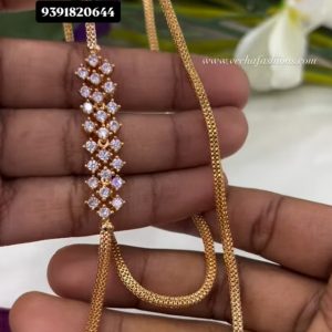 V82 - pure panchaloham thali chain with sutrams