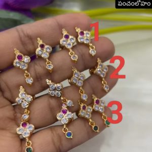 V78 - pure panchaloham hanging earrings