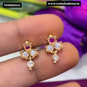 V019 - pure panchaloham small size daily wear earrings