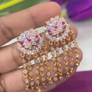 V042 - pure panchaloham earrings