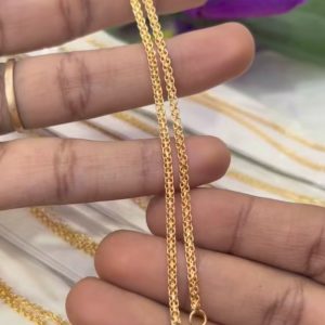 V047 - premium quality gold copy ear chains (chevi chutlu