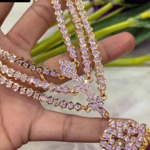 V043 - pure panchaloham premium quality 3 layer necklace