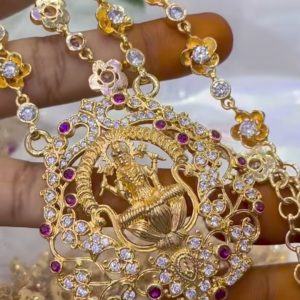 V059 - pure panchaloham lakshmi devi long haram