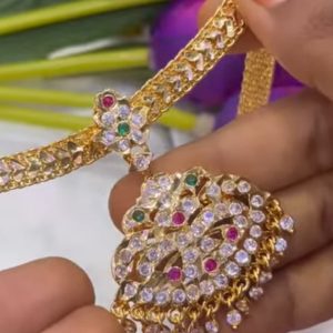 V083 - high quality pure panchaloham naanu patti nacklace
