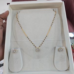 V858 - diamond replica handmade Black beads set