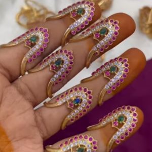 V0100 - pure panchaloham unpolished vanki ring