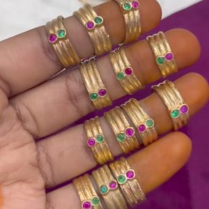 V0101 - pure panchaloham unpolished adjustable toe ring ( mettelu)