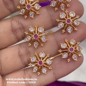 V0131- pure panchaloham stud earrings