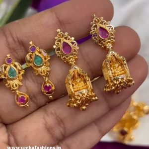 V0130 - high quality earrings combo(2 pairs)