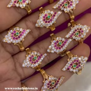V0140 - pure panchaloham finger ring(16 size)