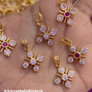 V0151 - pure panchaloham dimond replica locket( each)