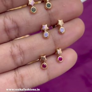 V0153 - pure panchaloham kids studs ( each pair)