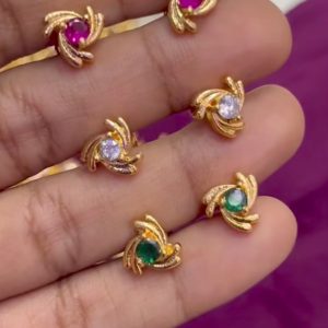 V0155 - pure panchaloham stud earrings( each one)