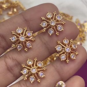 V0177 - pure panchaloham  stud earrings