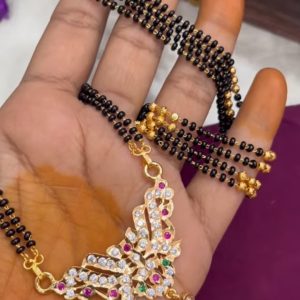 V0190 - pure panchaloham dollers  Blackbeads chain